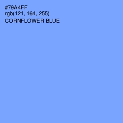#79A4FF - Cornflower Blue Color Image