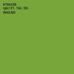 #79A63B - Wasabi Color Image