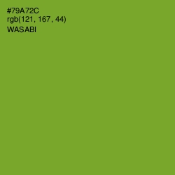 #79A72C - Wasabi Color Image