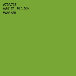 #79A735 - Wasabi Color Image