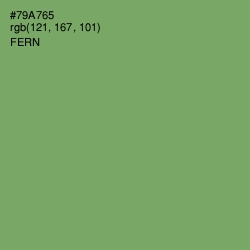 #79A765 - Fern Color Image