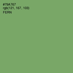 #79A767 - Fern Color Image