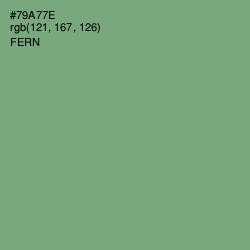 #79A77E - Fern Color Image