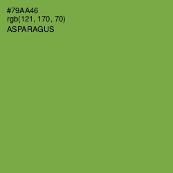 #79AA46 - Asparagus Color Image
