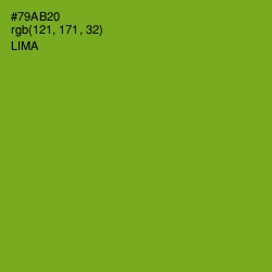 #79AB20 - Lima Color Image