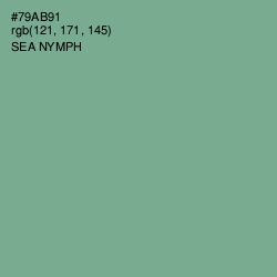 #79AB91 - Sea Nymph Color Image