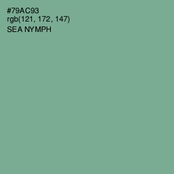 #79AC93 - Sea Nymph Color Image