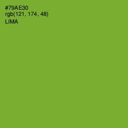 #79AE30 - Lima Color Image