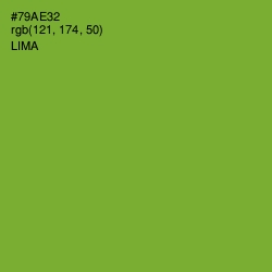 #79AE32 - Lima Color Image