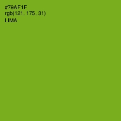 #79AF1F - Lima Color Image