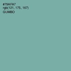 #79AFA7 - Gumbo Color Image