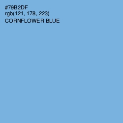 #79B2DF - Cornflower Blue Color Image