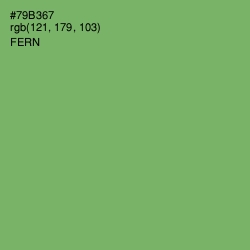 #79B367 - Fern Color Image