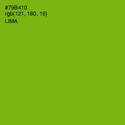 #79B410 - Lima Color Image