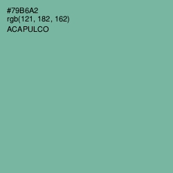 #79B6A2 - Acapulco Color Image