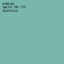 #79B7AC - Acapulco Color Image