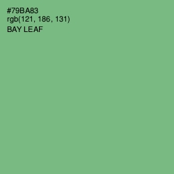 #79BA83 - Bay Leaf Color Image