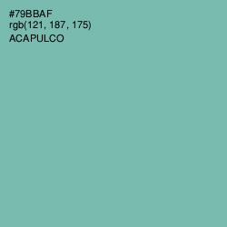 #79BBAF - Acapulco Color Image