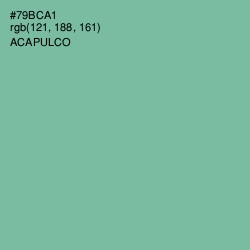 #79BCA1 - Acapulco Color Image