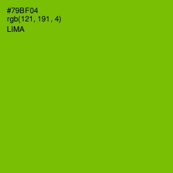 #79BF04 - Lima Color Image