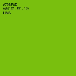 #79BF0D - Lima Color Image