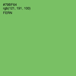 #79BF64 - Fern Color Image