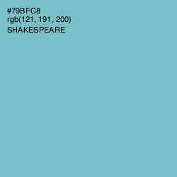 #79BFC8 - Shakespeare Color Image