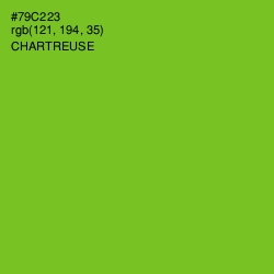 #79C223 - Chartreuse Color Image