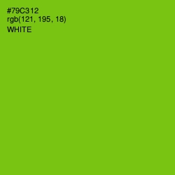 #79C312 - Chartreuse Color Image