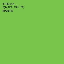 #79C44A - Mantis Color Image