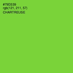 #79D339 - Chartreuse Color Image