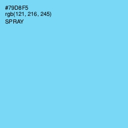 #79D8F5 - Spray Color Image