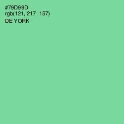 #79D99D - De York Color Image