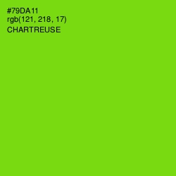 #79DA11 - Chartreuse Color Image