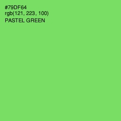 #79DF64 - Pastel Green Color Image