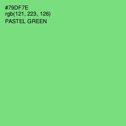 #79DF7E - Pastel Green Color Image