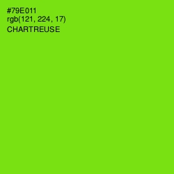 #79E011 - Chartreuse Color Image