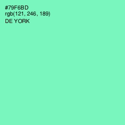 #79F6BD - De York Color Image