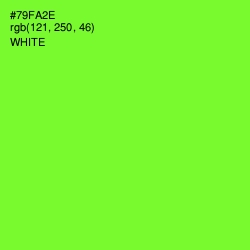 #79FA2E - Chartreuse Color Image