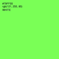 #79FF55 - Screamin' Green Color Image