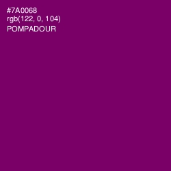 #7A0068 - Pompadour Color Image