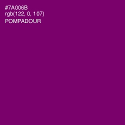 #7A006B - Pompadour Color Image