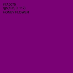 #7A0075 - Honey Flower Color Image