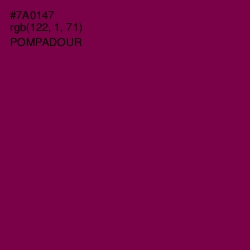 #7A0147 - Pompadour Color Image