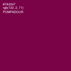 #7A0247 - Pompadour Color Image