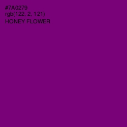 #7A0279 - Honey Flower Color Image