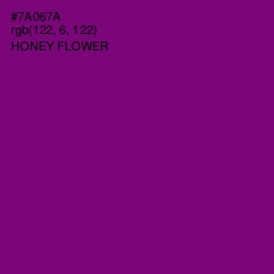 #7A067A - Honey Flower Color Image