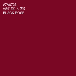 #7A0723 - Black Rose Color Image