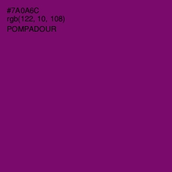 #7A0A6C - Pompadour Color Image