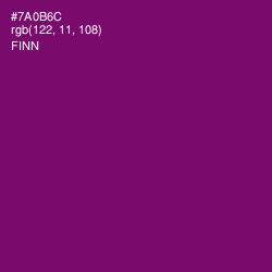 #7A0B6C - Finn Color Image